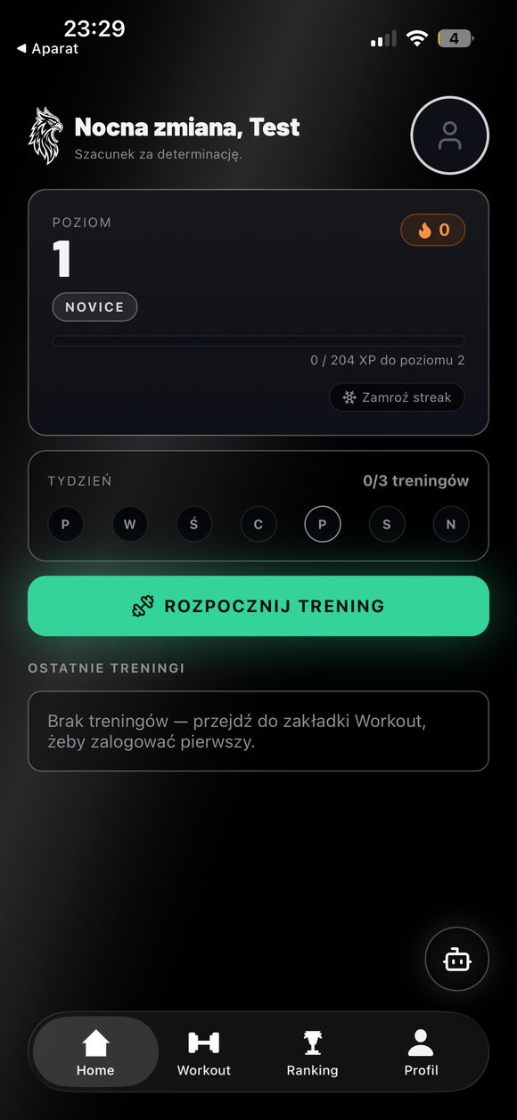 Ekran główny aplikacji Eaggle